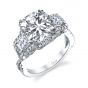 14K W RING 156RD 0.69CT / 2PC 0.59CT