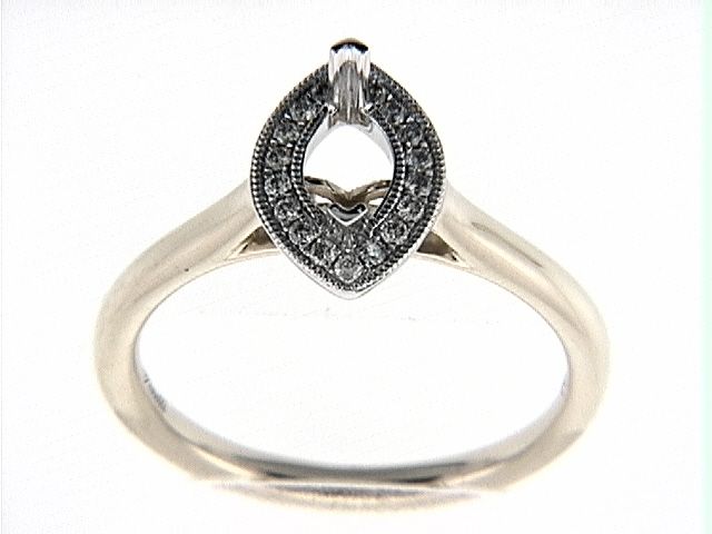 14K WY RING 18RD 0.12CT