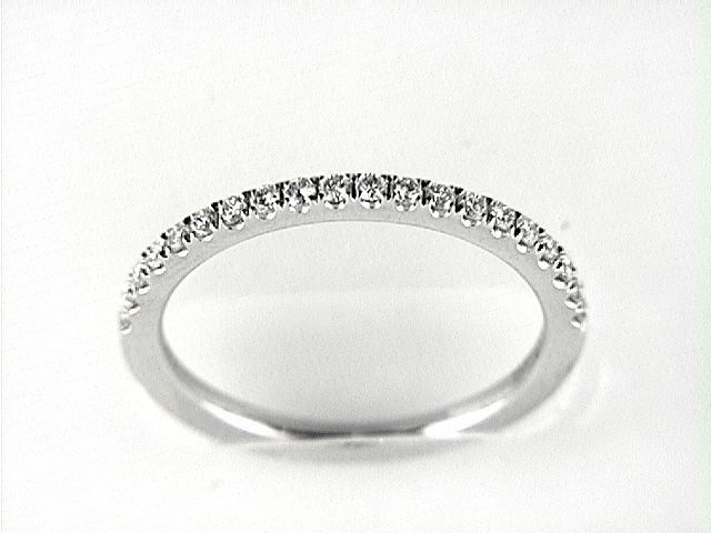 14K W BAND 20RD 0.28CT