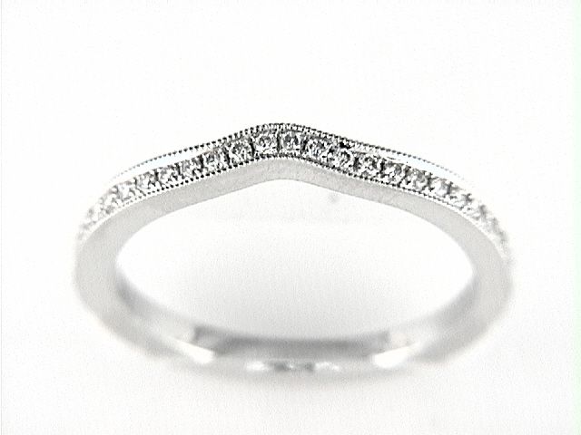 14K W BAND 57RD 0.28CT